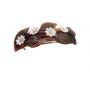 Haarspange "Grecian Leaf" mit Patentspange, Farbauswahl (13h2): Tortoise