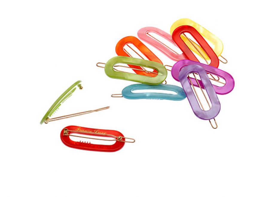 Tige Boule Haarspange "Mini Oval" Nacro Brights